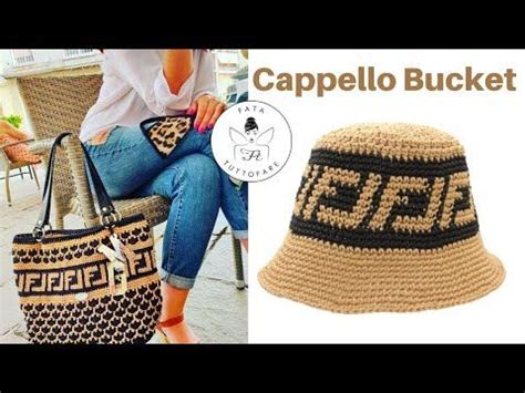 cappello uncinetto prada tutorial|CAPPELLO BUCKET .